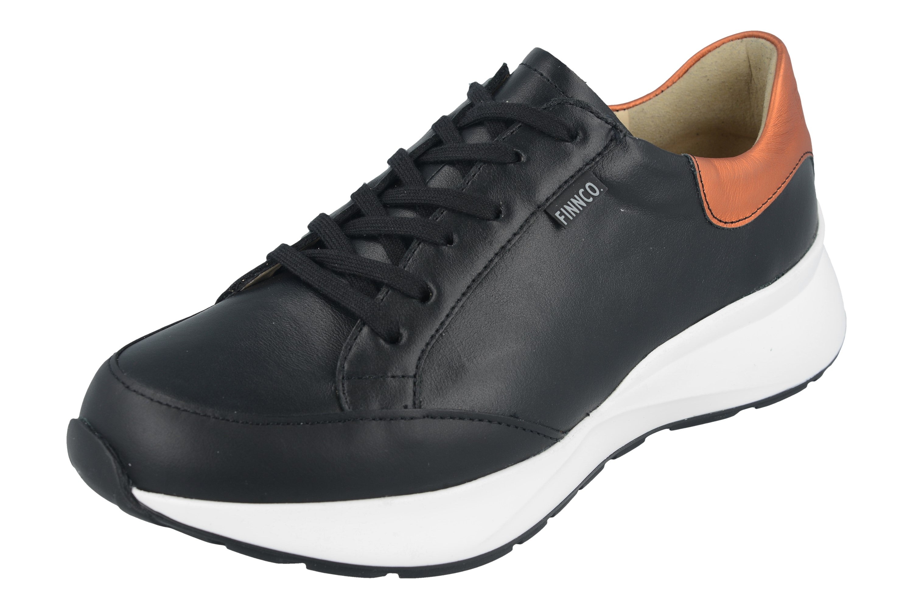 FINN COMFORT CASERES BLACK NAPPA