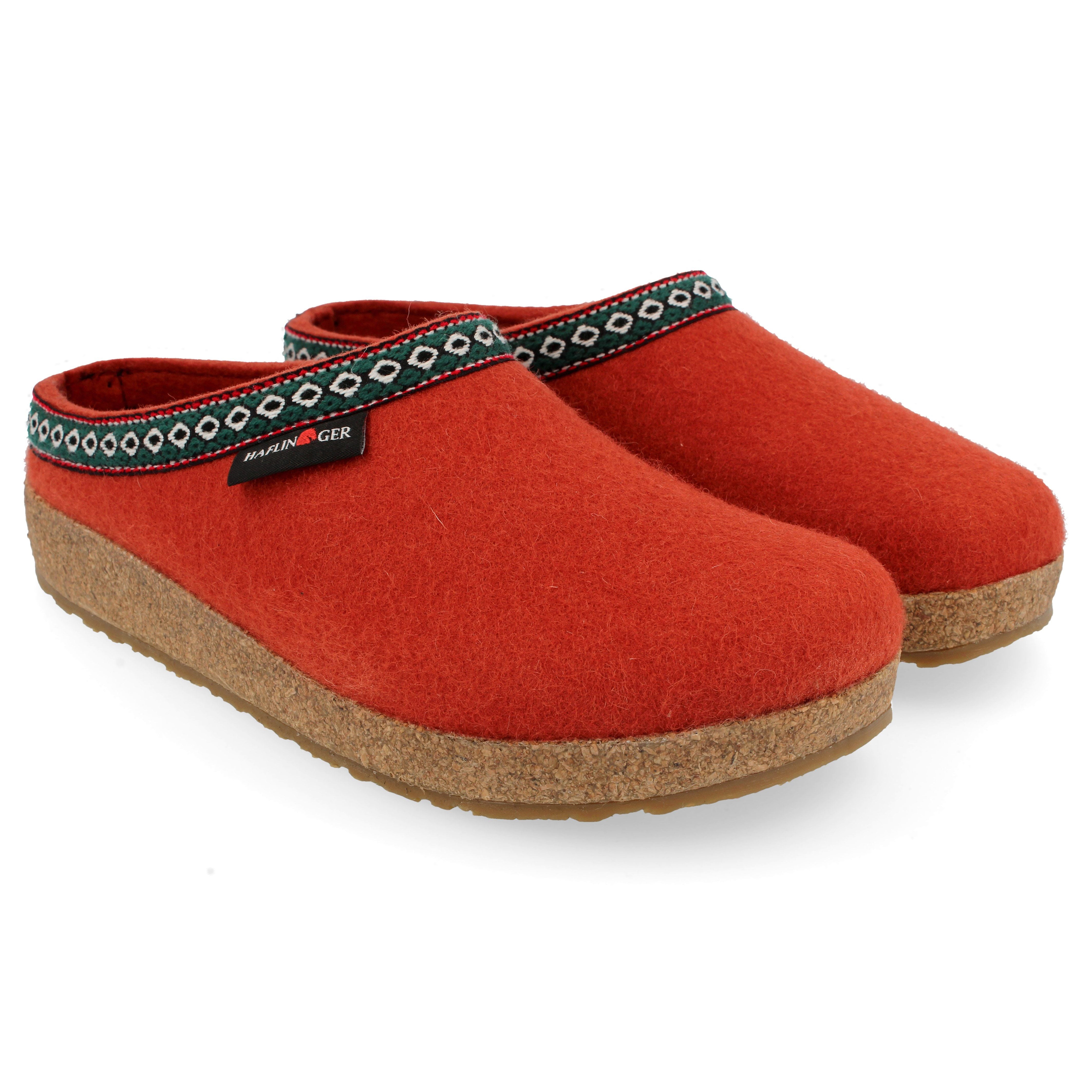 CHAUSSONS HAFLINGER CLASSIC GRIZZLY ABRICOT