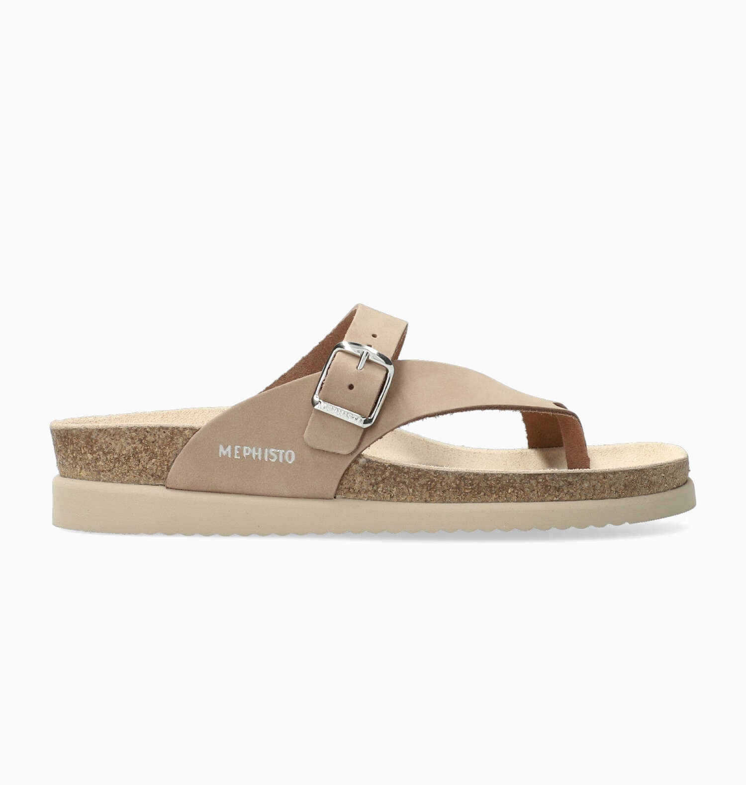 MEPHISTO HELEN THONG SANDAL LIGHT TAUPE