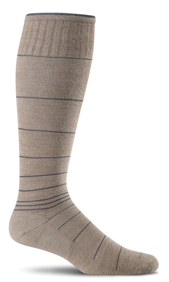 SOCKWELL MEN CIRCULATOR 15-20 mmHg COMPRESSION KHAKI