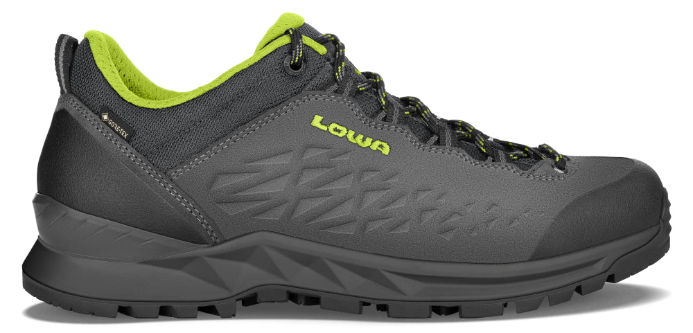 Lowa Explorer GTX Lo Mens Hiking Shoes Anthracite Lime Gore-Tex Vibram Size 10 LOWA EXPLORER GTX LO – Men Trekking Shoes main image 4