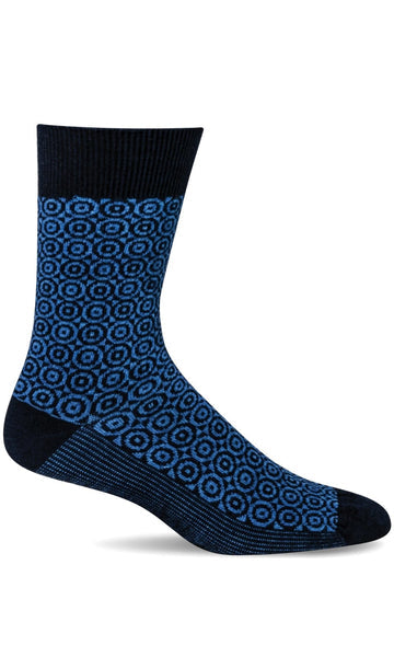 SOCKWELL- BULLS EYE- CREW- NAVY