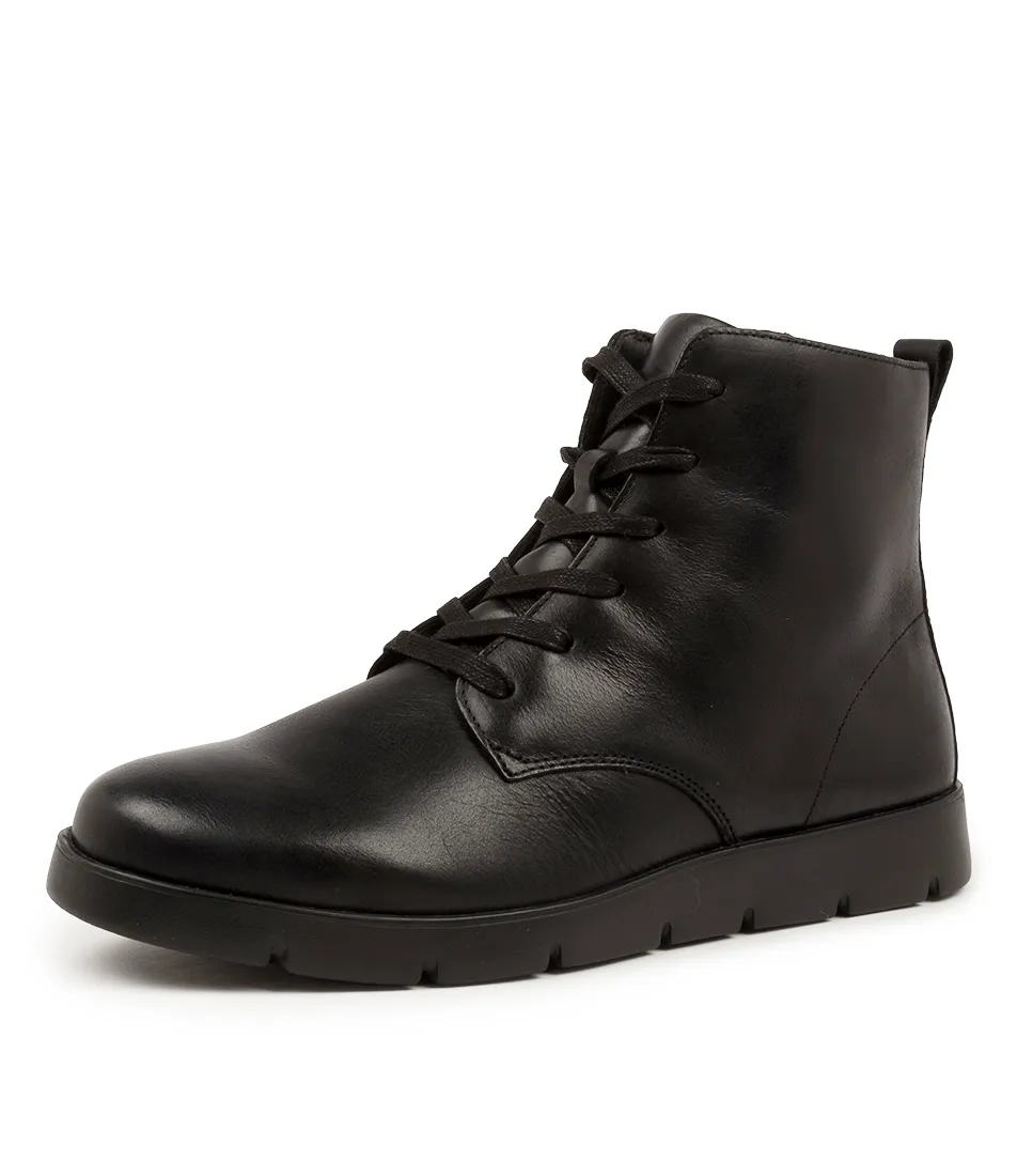 BOTTINES ZIERA MANILA EN CUIR NOIR W