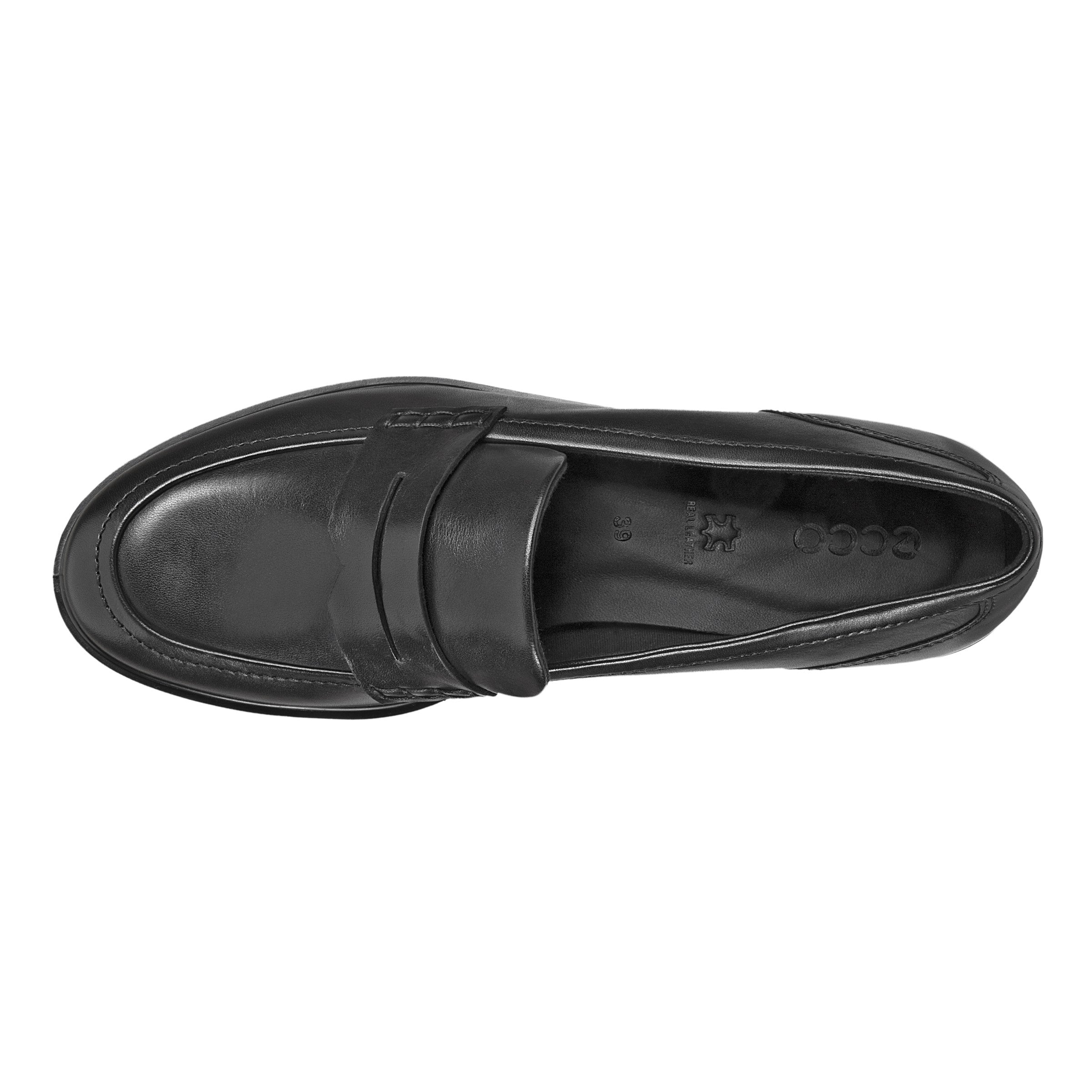 ECCO DRESS CLASSIC 15 MOCASSINS NOIRS