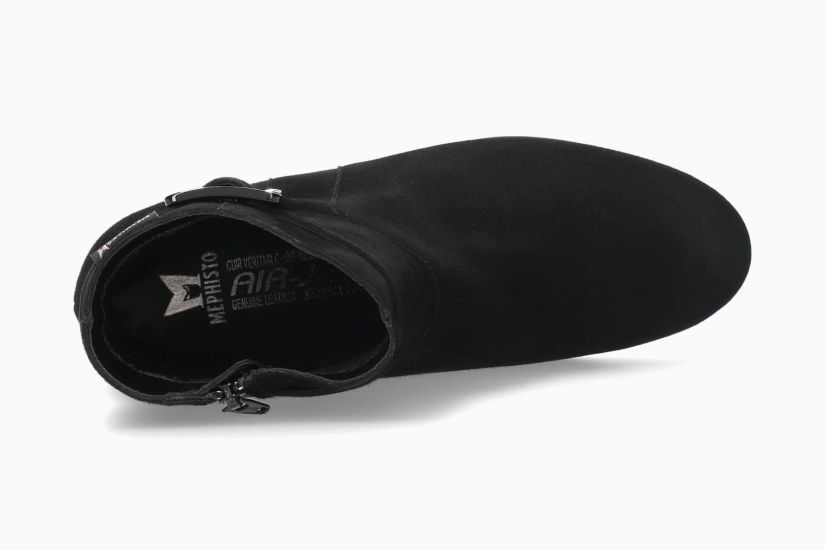 BOTTINES MEPHISTO GIANINA EN CUIR DAIM NOIR