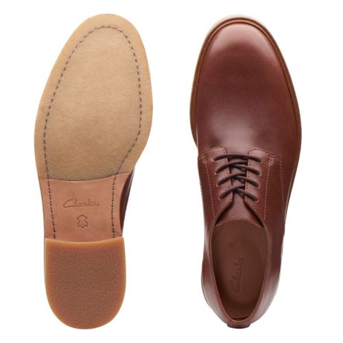 CLARKDALE MOON DARK TAN LEATHER
