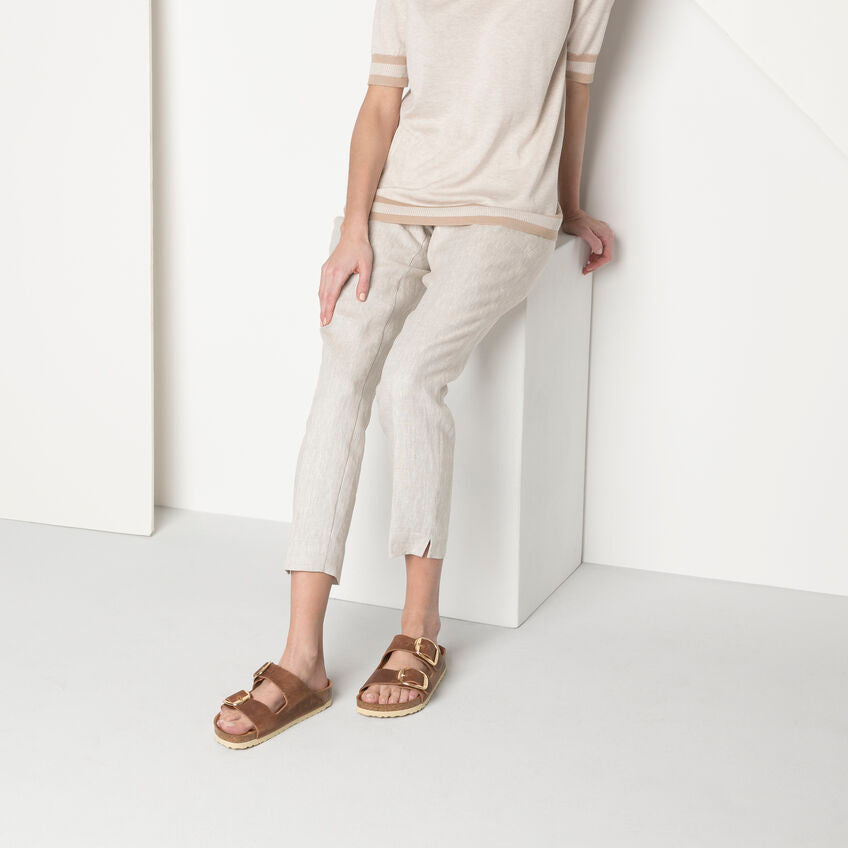 BIRKENSTOCK ARIZONA BIG BUCKLE COGNAC HUILÉ