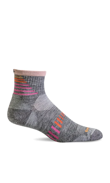SOCKWELL ASCEND II QUARTER LIGHT GREY WS