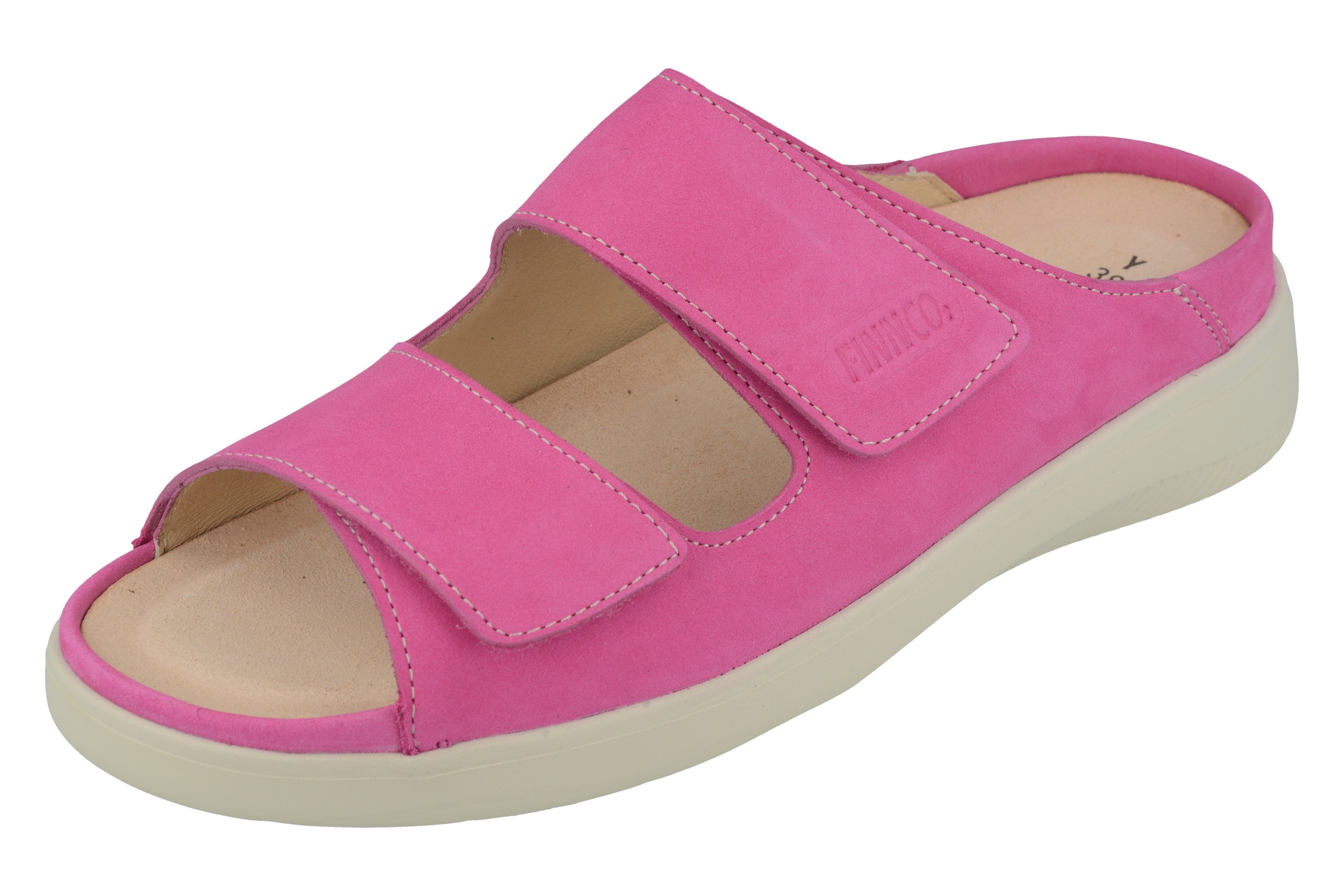 SANDALE FINN COMFORT FLORES NUBUCK ROSE DOUX