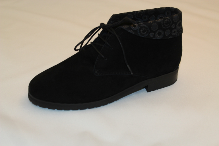 CHRISTIAN DIETZ TORINO BLACK SUEDE DORADO