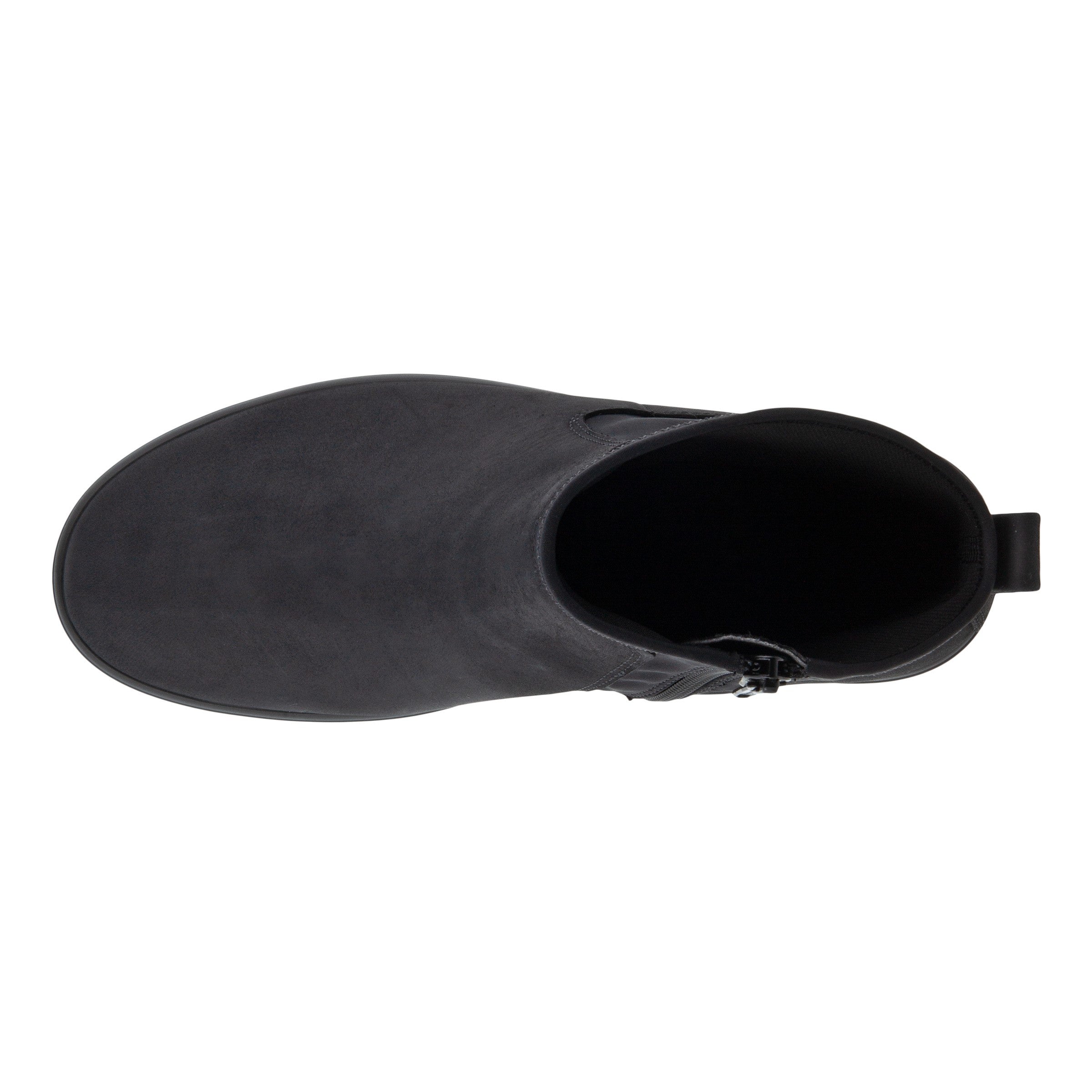 BOTTINES CHELSEA ECCO SOFT 7 TRED POUR FEMMES - NOIR/NOIR