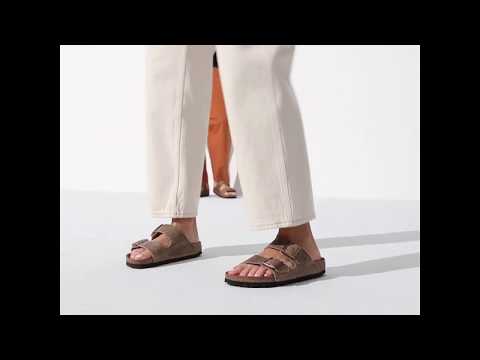 BIRKENSTOCK Arizona Birko-Flor White Patent video model show case FOOT SENSATION ONLINE STORE CANADA TORONTO IN-STORE VANCOUVER MONTREAL EDMONTON CALGARY USA US NEW YORK BOSTON SEATTLE HOUSTON