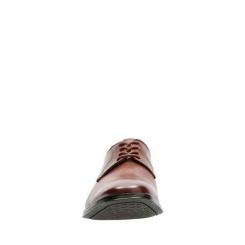 DENTELLE CLARKGILMAN EN CUIR BRUN FONCÉ
