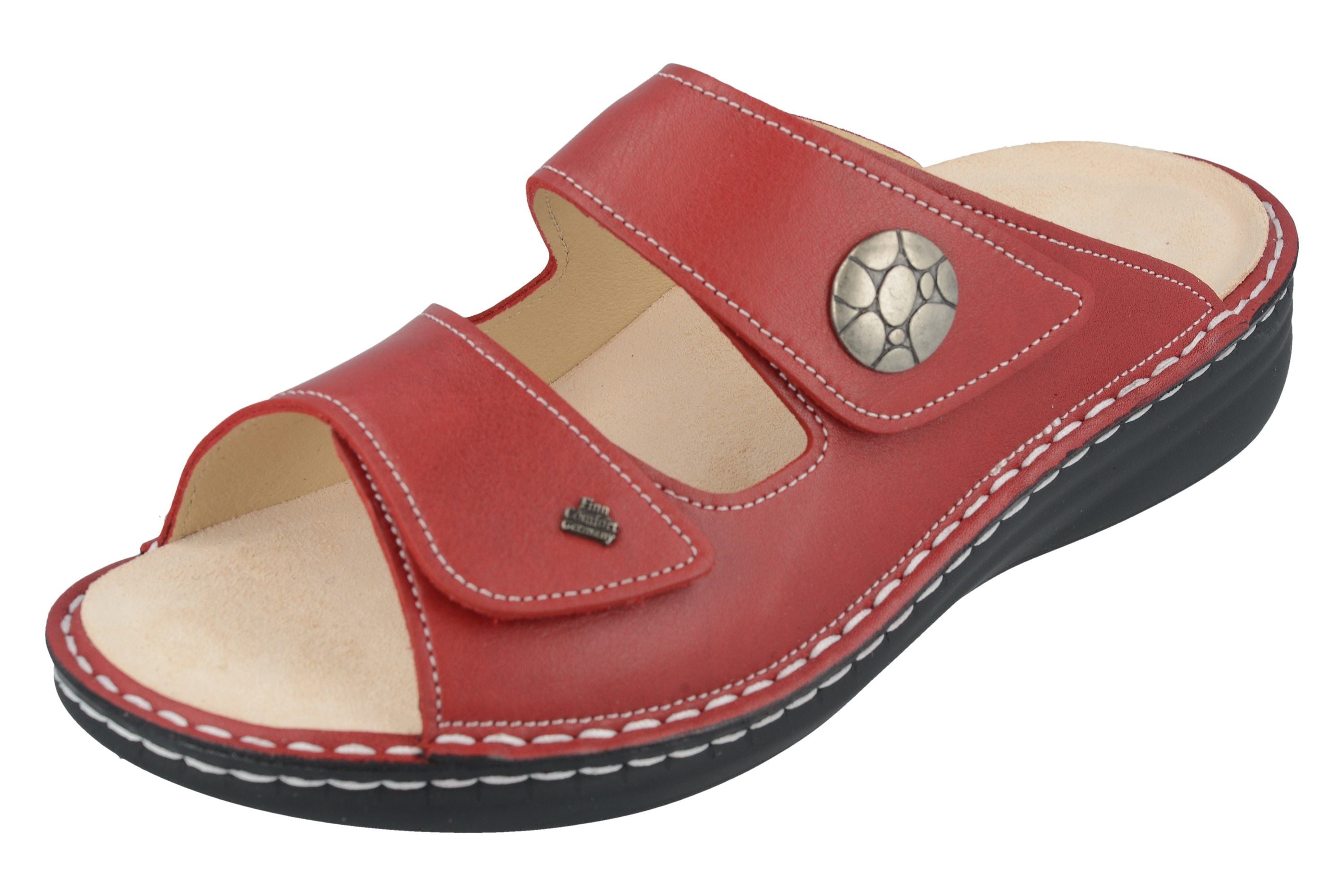 FINN COMFORT MOOREA SANDALE MELLOW SOFT POMODORE NUBE
