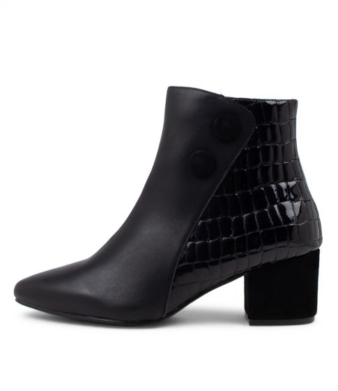 BOTTINES ZIERA VEYDA NOIRES MIXTES