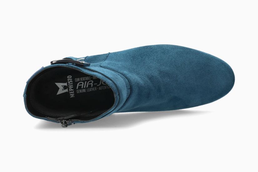 MEPHISTO GIANINA CUIR BLEU PAON