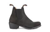 BLUNDSTONE 1960 SÉRIE FEMME À TALON EN NUBUCK NOIR