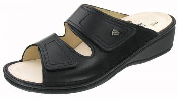 SANDALE FINN COMFORT JAMAICA EN NAPPA NOIR SOUPLE