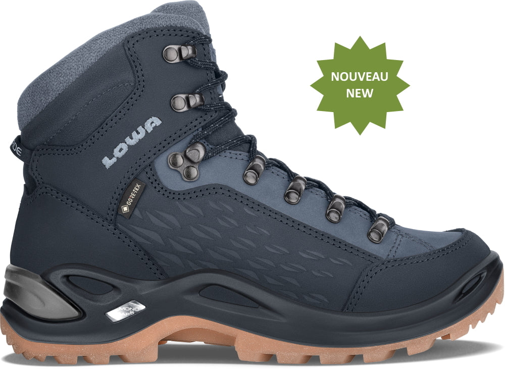 LOWA RENEGADE WARM GTX MID WS BLEU MARINE/BLEU GLACIER