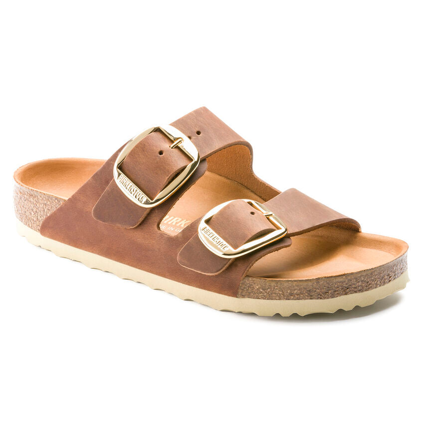 BIRKENSTOCK ARIZONA BIG BUCKLE COGNAC HUILÉ