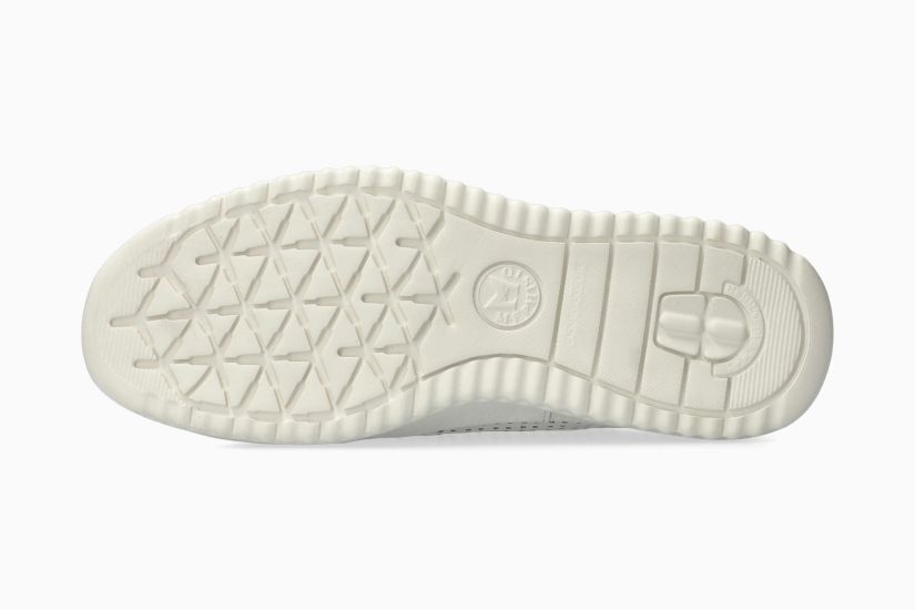 MEPHISTO TOM PERF HOMME À LACETS EN CUIR BLANC
