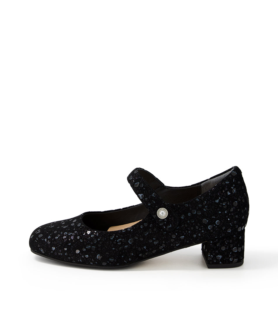 ZIERA KITTY DAIM NOIR SCINTILLANT