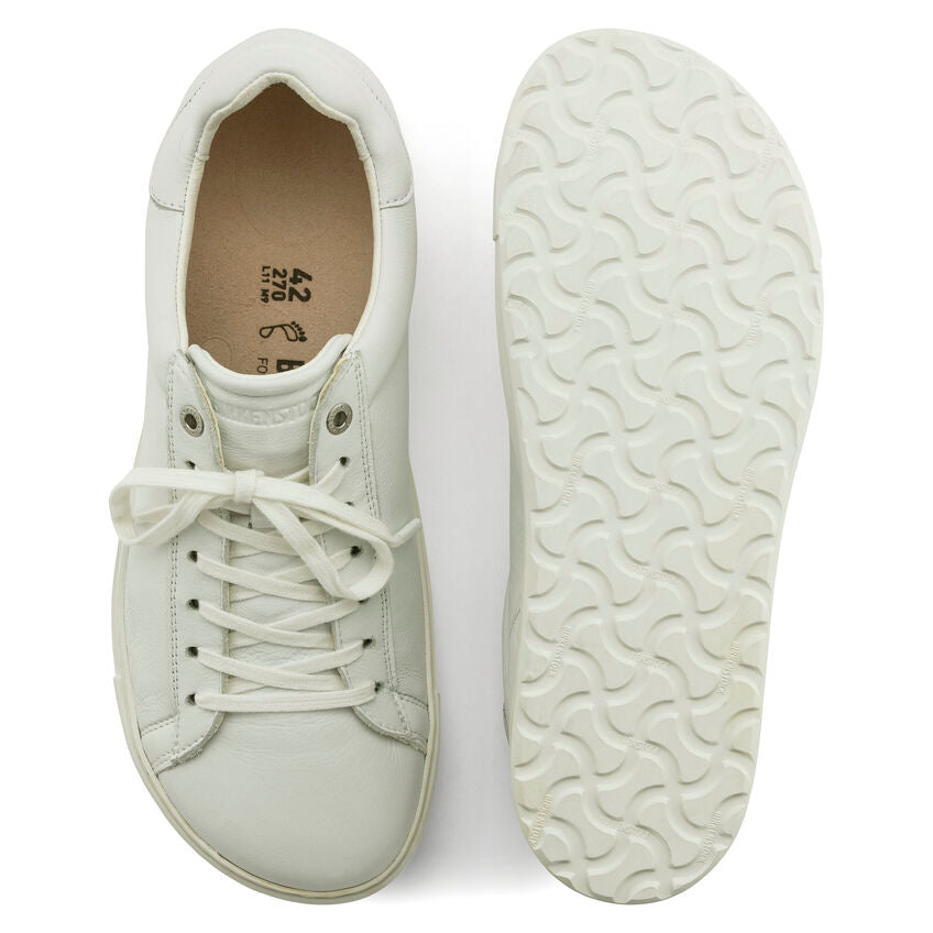 BIRKENSTOCK BEND BASSES À LACETS EN CUIR BLANC