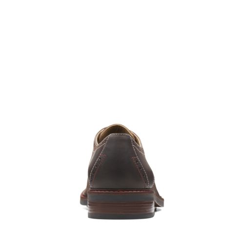MAXTON CUIR MARRON FONCÉ UNI