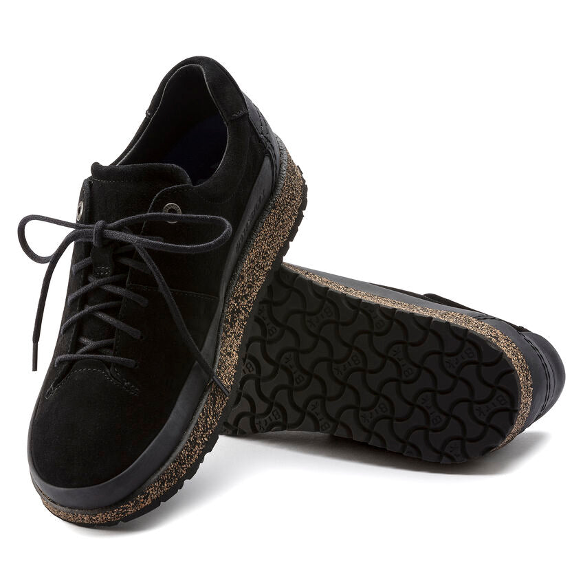 BIRKENSTOCK HONNEF BASSES EN DAIM NOIR