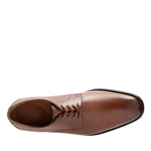 DENTELLE CLARKGILMAN EN CUIR BRUN FONCÉ