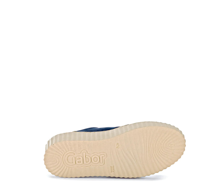 GABOR SNEAKER ZIP 33-202-16 BLUE SATIN