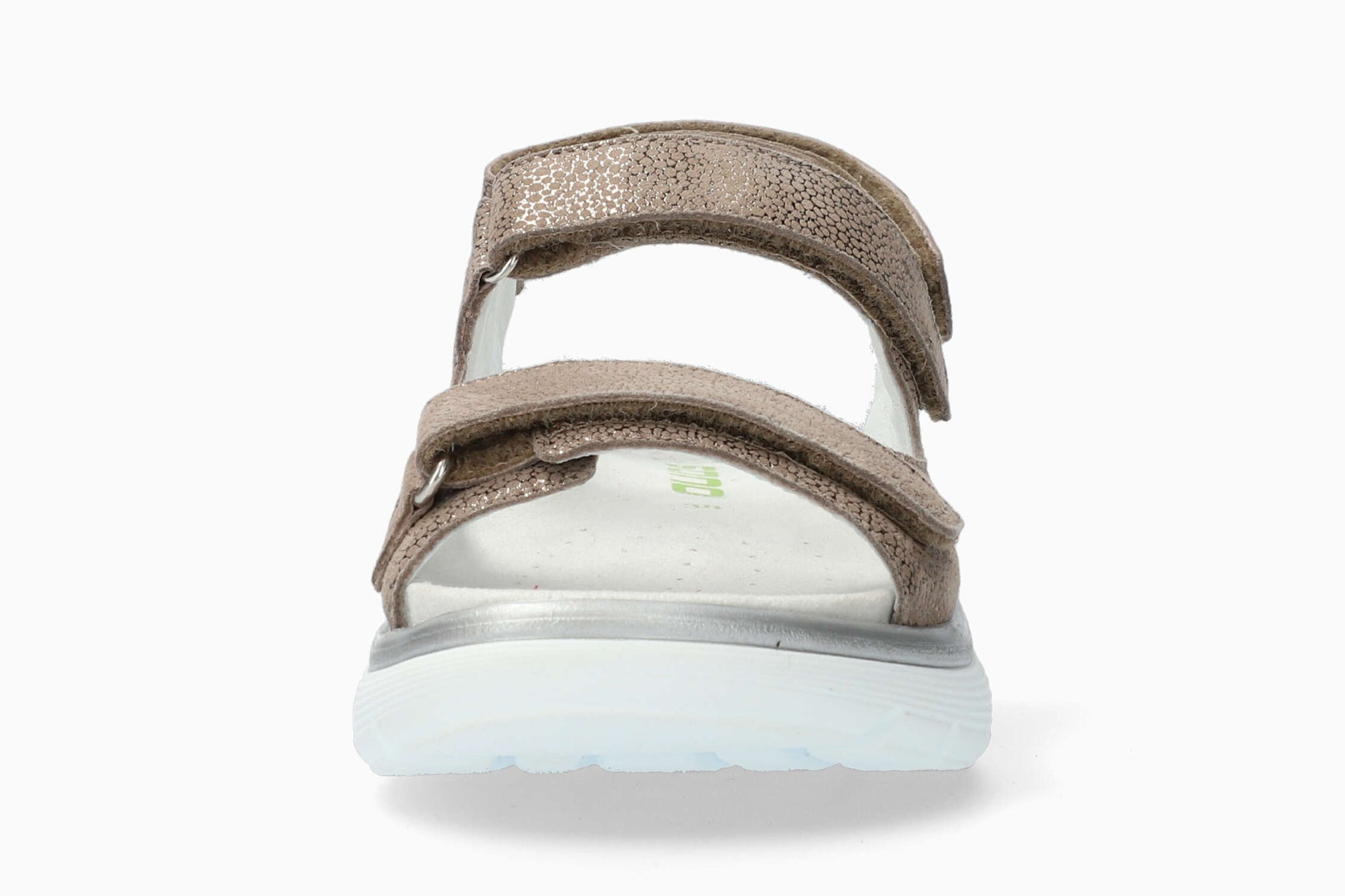 SANDALE MEPHISTO SANO NORINE CUIR TAUPE FONCÉ