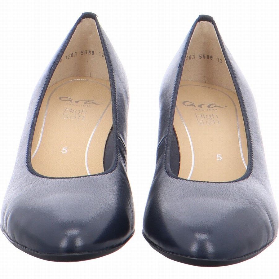 CHAUSSURES ARA KNOKKE CUIR BLEU