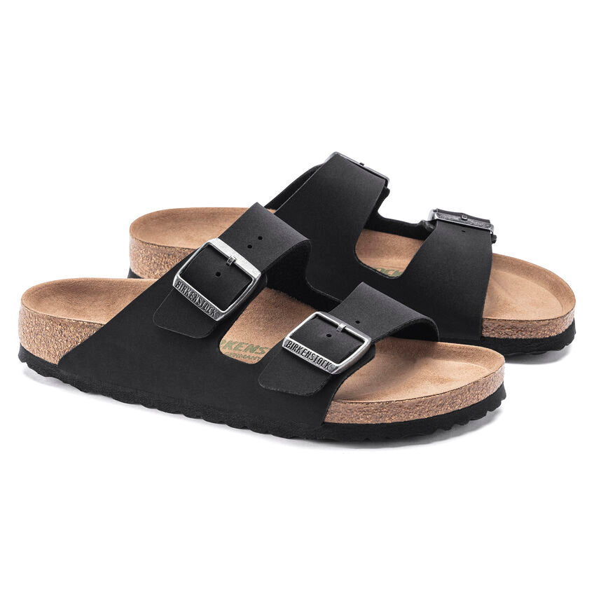 BIRKENSTOCK ARIZONA VEGAN BIRKIBUC NOIR
