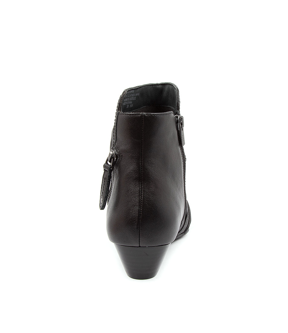 Ziera Camryn Leather Ankle Boots