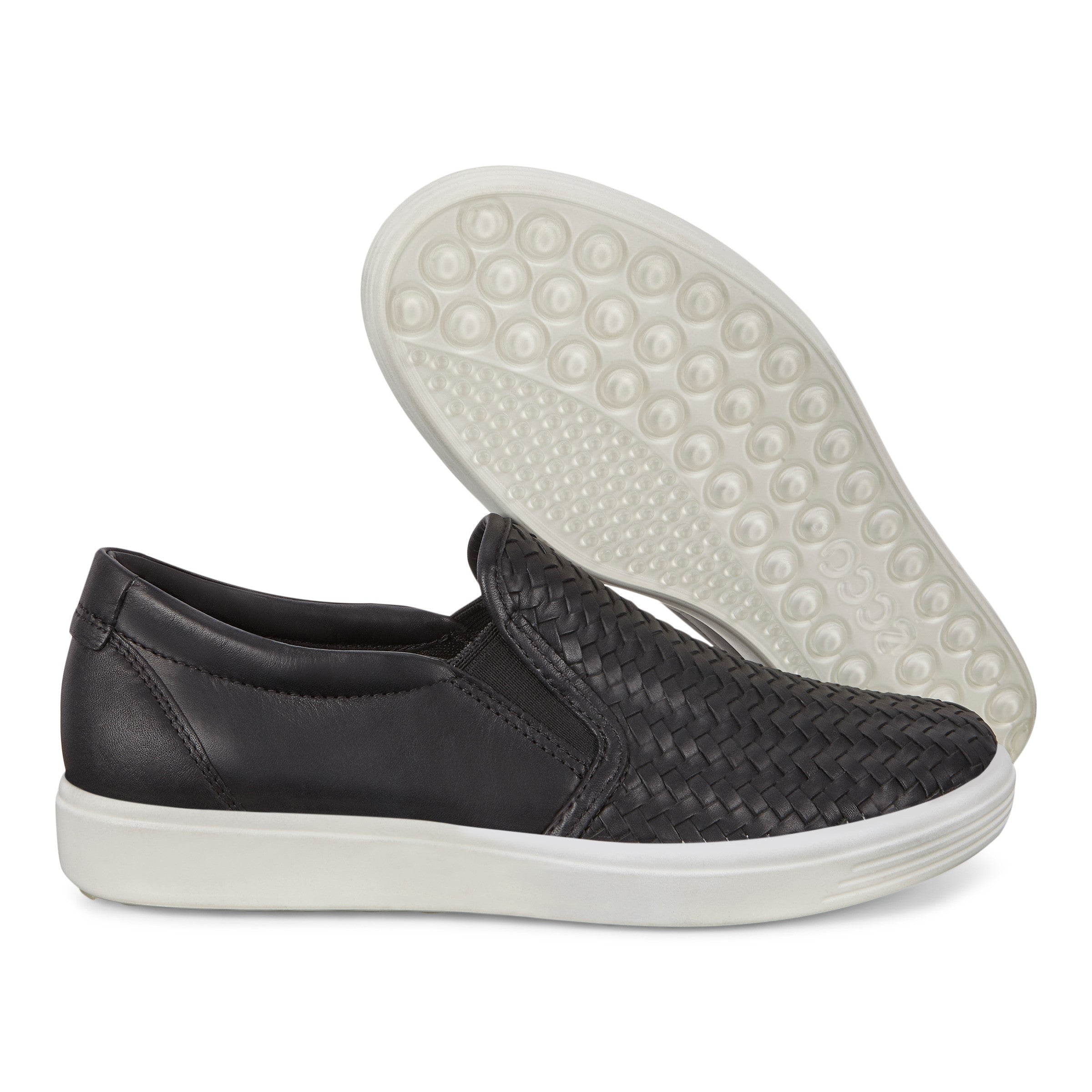 ECCO SOFT 7 SLIP ON FEMME NOIR