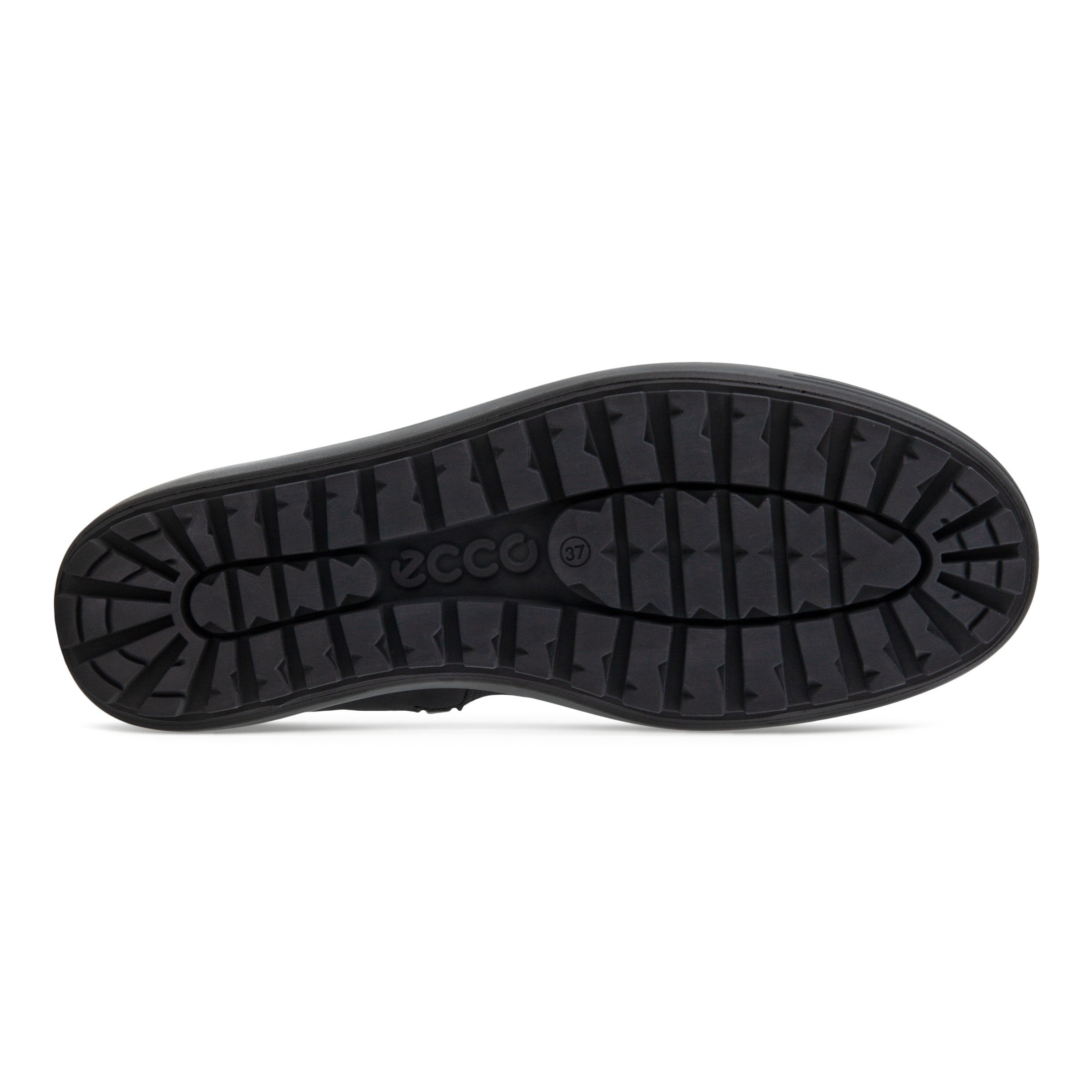 BOTTINES CHELSEA ECCO SOFT 7 TRED POUR FEMMES - NOIR/NOIR