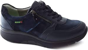 MEPHISTO SANO IZAE SNEAKER NAVY LEATHER