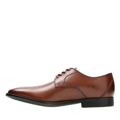 DENTELLE CLARKGILMAN EN CUIR BRUN FONCÉ