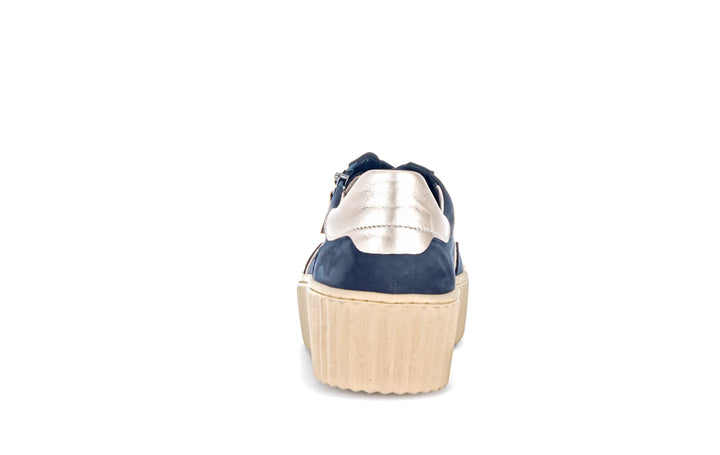 GABOR SNEAKER ZIP 33-202-16 BLUE SATIN