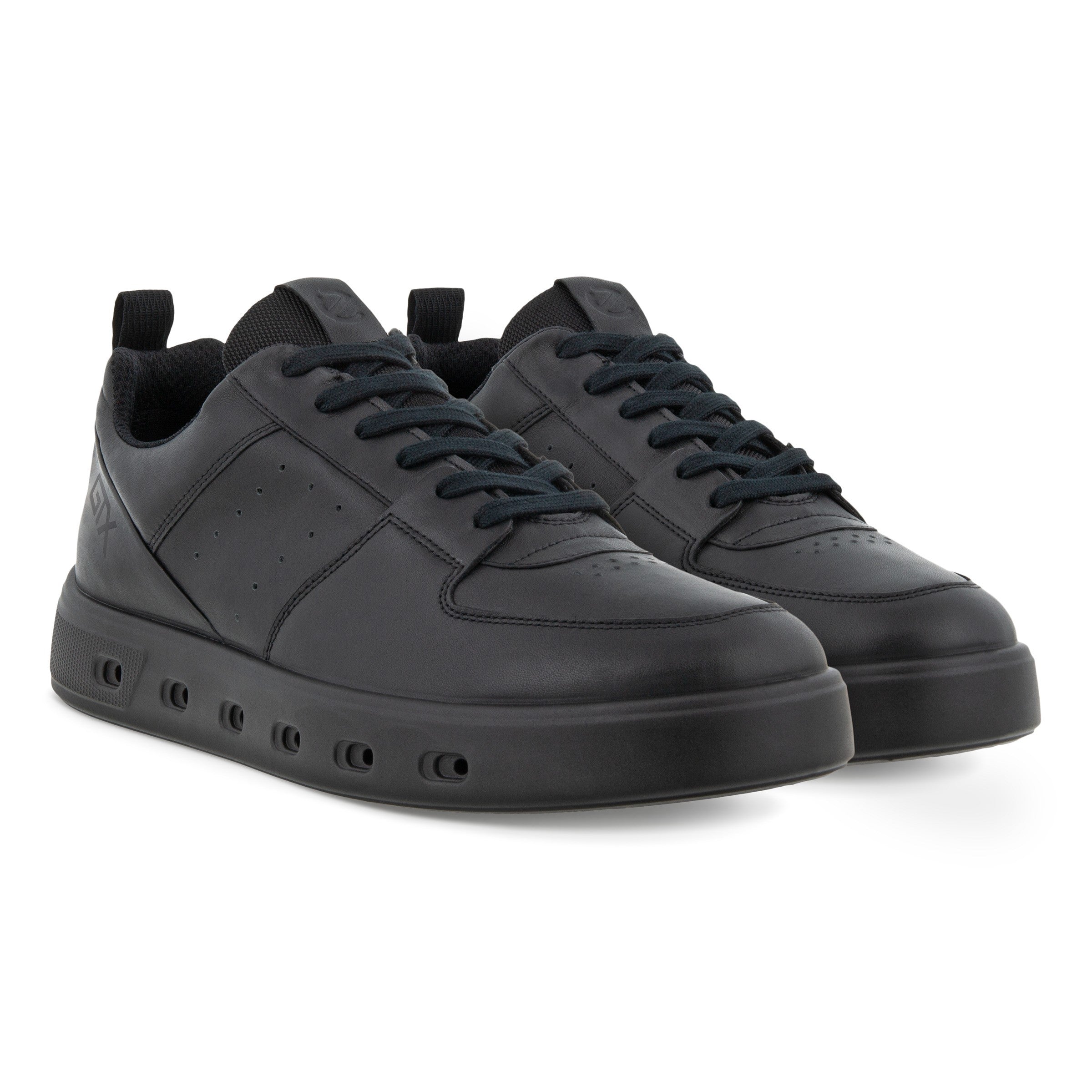 Baskets rétro ECCO STREET 720 pour femme, noires et GTX