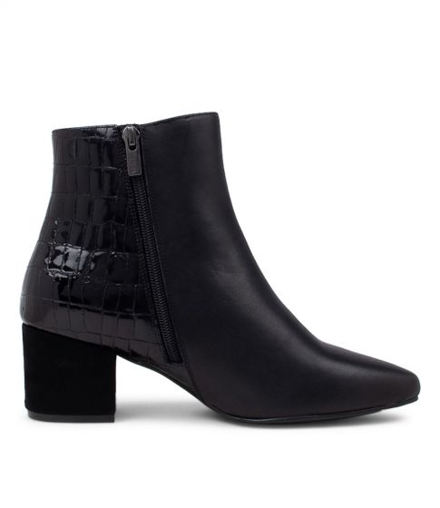BOTTINES ZIERA VEYDA NOIRES MIXTES