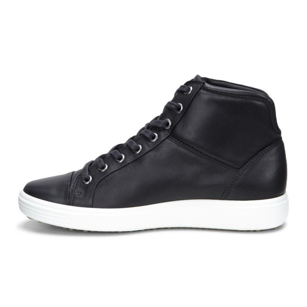 ECCO SOFT 7 LADIES MONTANTES NOIRES DROID