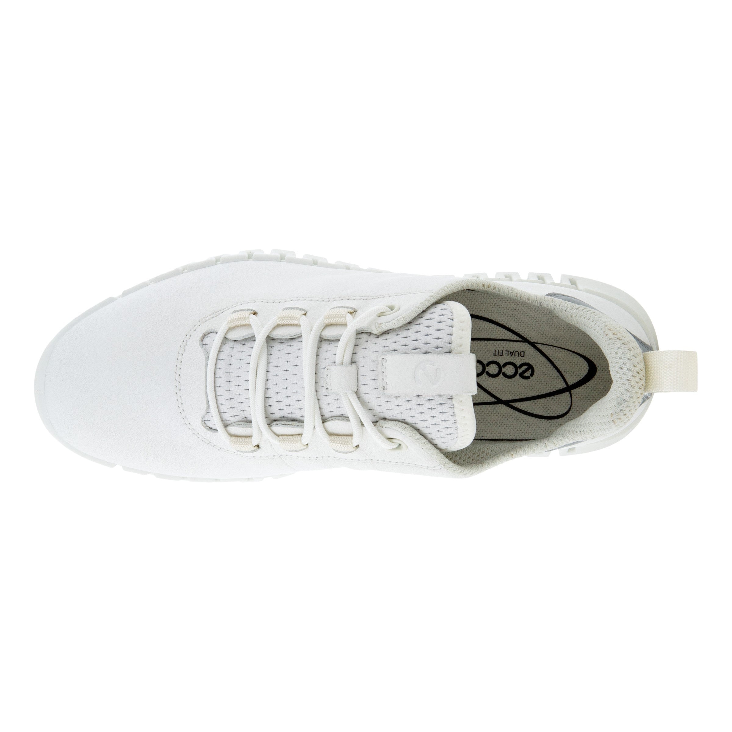 Baskets à lacets ECCO GRUUV en cuir blanc