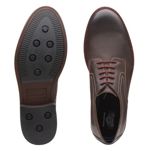 MAXTON CUIR MARRON FONCÉ UNI