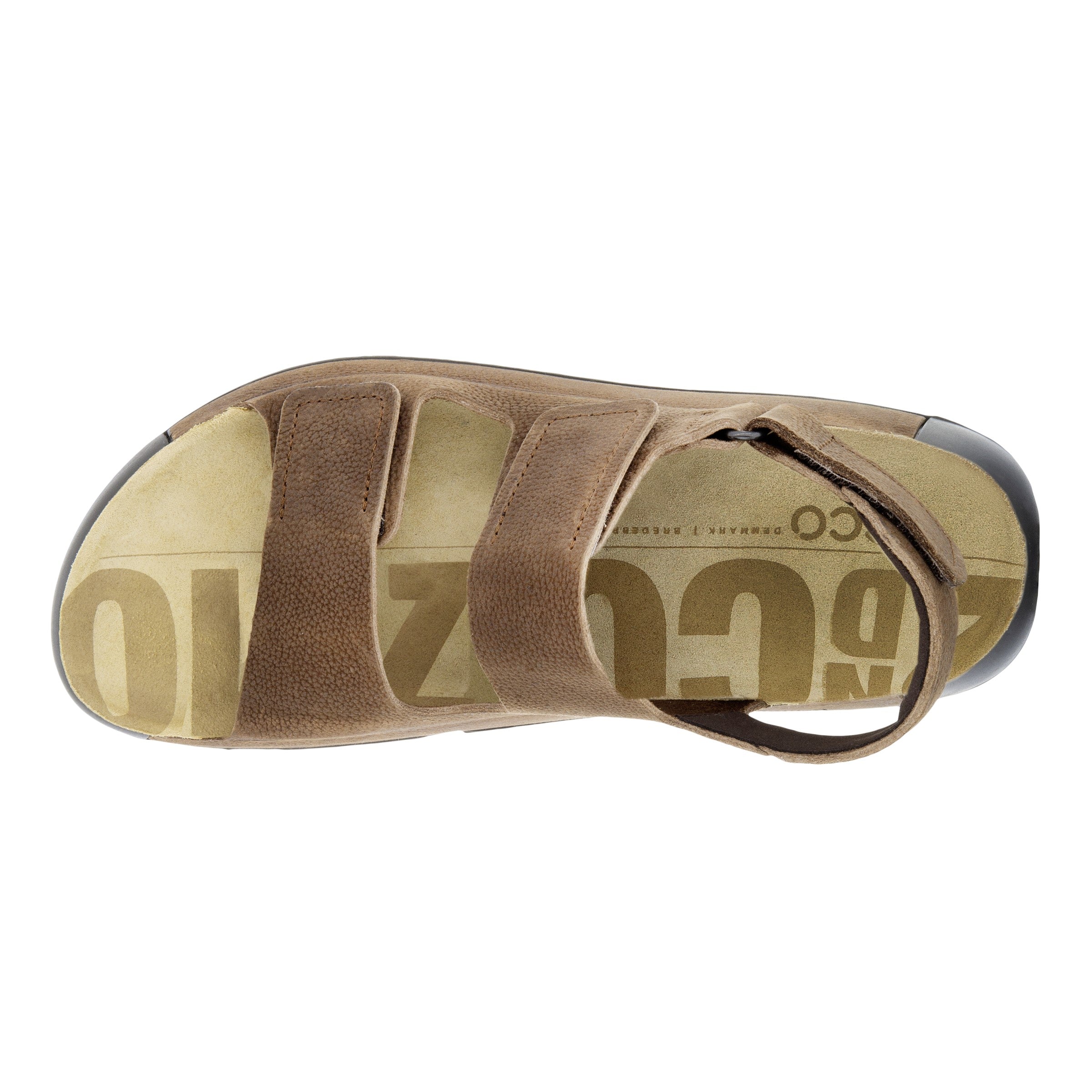 Sandale plate ECCO Cozmo Ms avec bride arrière - Marron cacao