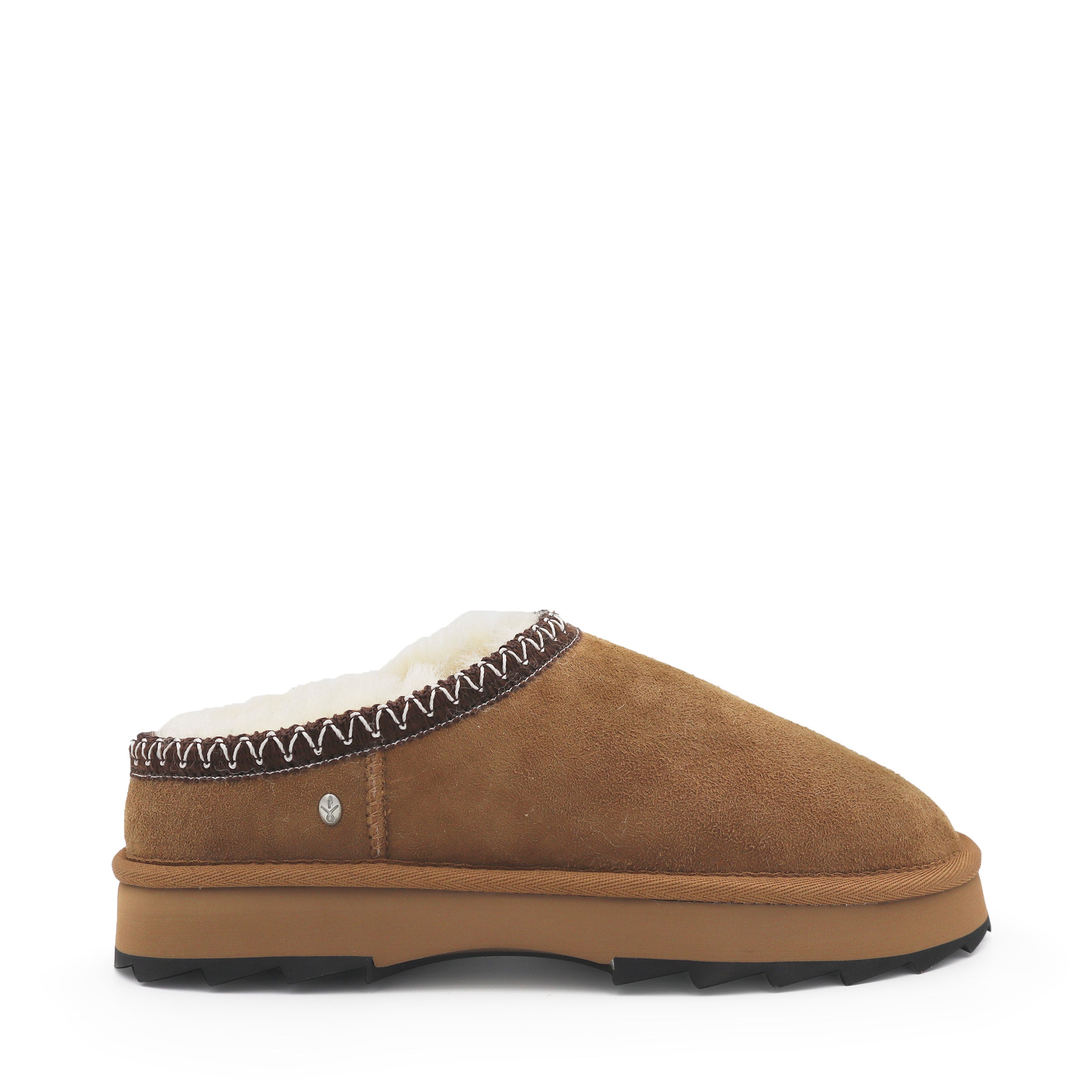 EMU SHARKY SCUFF SLIPPERS CHESTNUT