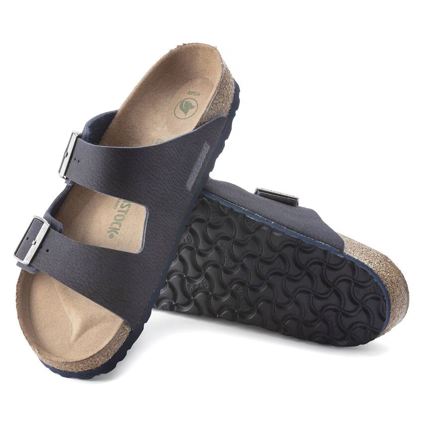 BIRKENSTOCK ARIZONA VEGAN DÉSERT DUST INDIGO MICROFIBRE