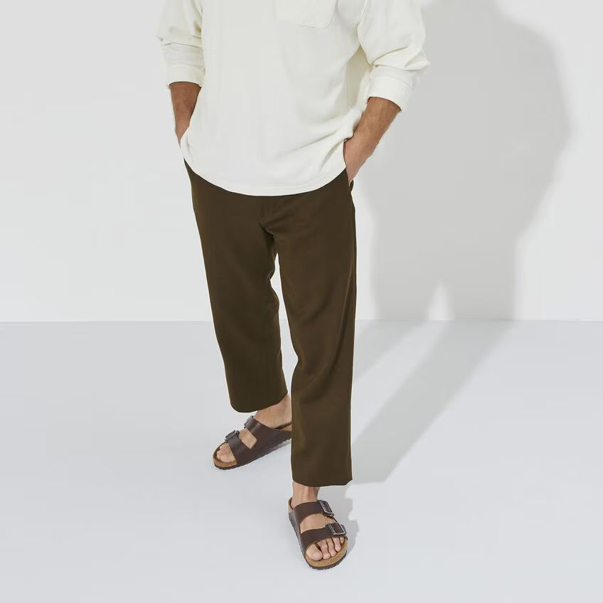 BIRKENSTOCK ARIZONA GRIP VINTAGE BOIS TORRÉFIÉ CUIR 