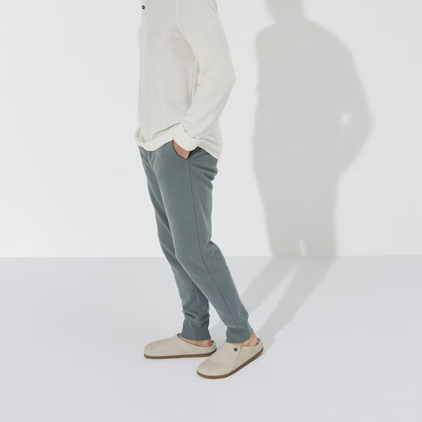 BIRKENSTOCK ZERMATT SLIPPERS  ECRU/ NATURAL WOOL/ SHEARLING